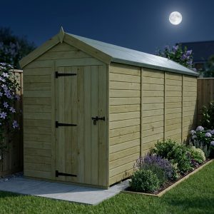 5 x 16 Apex Shed (Single Door, No Windows)