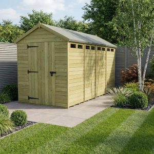 5 x 18 Apex Security Shed (Single Door)