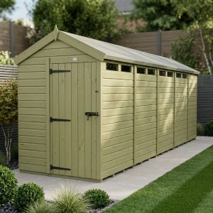 5 x 19 Apex Security Shed (Single Door)