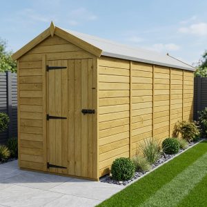 5 x 20 Apex Shed (Single Door, No Windows)