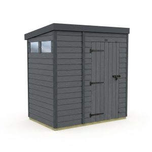 5x4 Composite Pent Security Shed