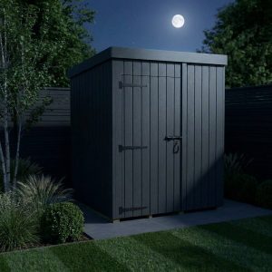 5x5 Pent Composite Shed (Single Door, No Windows)