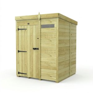 5 x 5 Security Pent Shed (Single Door)