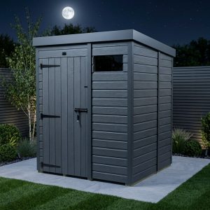 5x5 Composite Pent Security Shed
