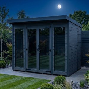 5x5 Composite Pent Full Height Summer House