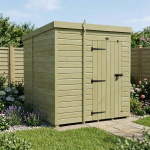 5 x 6 Pent Shed (Single Door, No Windows)