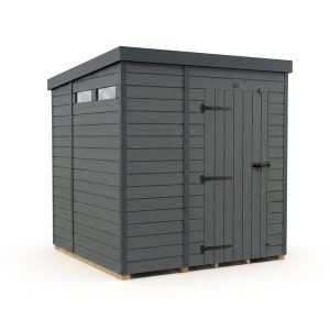 5x7 Composite Pent Security Shed