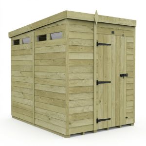 5 x 8 Security Pent Shed (Single Door)
