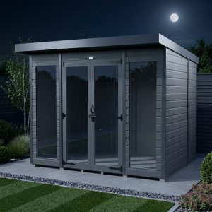 5x8 Composite Pent Full Height Summer House