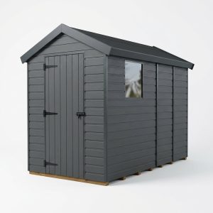 5x9 Apex Composite Shed (Single Door, With Windows)