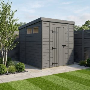 5x9 Composite Pent Security Shed