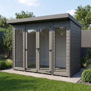 5x9 Composite Pent Full Height Summer House