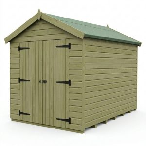 6 x 10 Apex Shed (Double Door, No Windows)