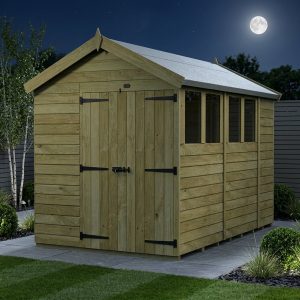 6 x 11 Apex Shed (Double Door, With Windows)