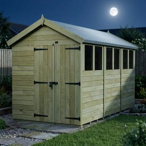 6 x 12 Apex Shed (Double Door, With Windows)