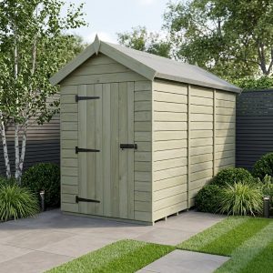 6 x 12 Apex Shed (Single Door, No Windows)