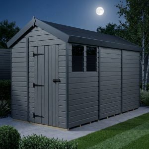 6x12 Apex Composite Shed (Single Door, With Windows)
