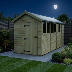 6 x 13 Apex Shed (Single Door, With Windows)