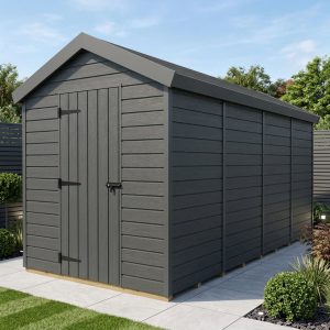 6x13 Apex Composite Shed (Single Door, No Windows)