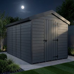 6x14 Apex Composite Shed (Single Door, No Windows)