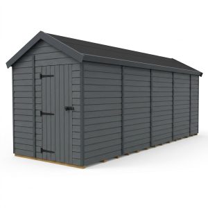 6x17 Apex Composite Shed (Single Door, No Windows)