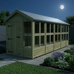 6 x 18 Apex Potting Shed