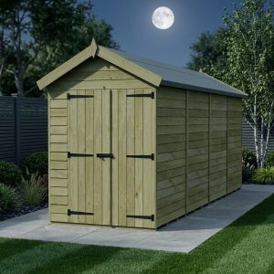 6 x 19 Apex Shed (Double Door, No Windows)