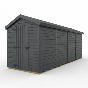 6x19 Apex Composite Shed (Single Door, No Windows)