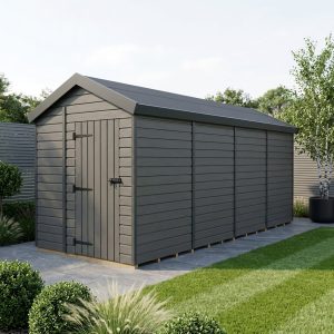 6x20 Apex Composite Shed (Single Door, No Windows)