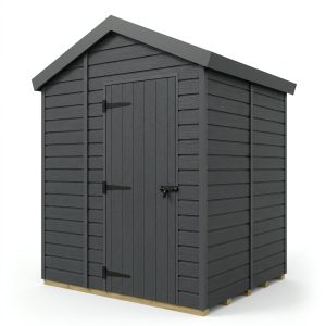 6x4 Apex Composite Shed (Single Door, No Windows)