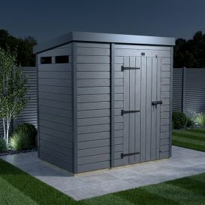 6x4 Composite Pent Security Shed