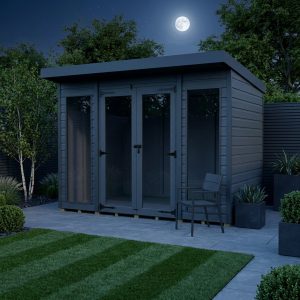 6x4 Composite Pent Full Height Summer House