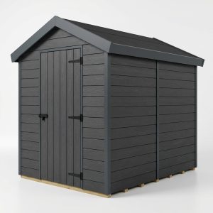 6x5 Apex Composite Shed (Single Door, No Windows)
