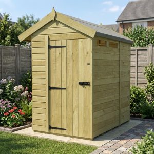 6 x 5 Apex Security Shed (Single Door)