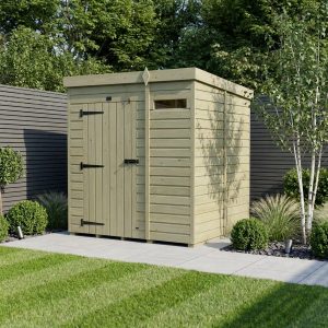 6 x 5 Security Pent Shed (Single Door)
