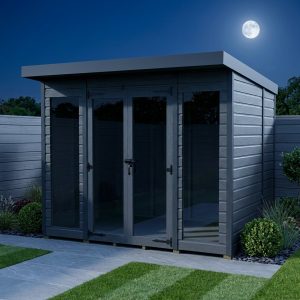6x5 Composite Pent Full Height Summer House