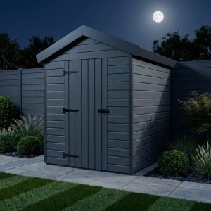 6x6 Apex Composite Shed (Single Door, No Windows)