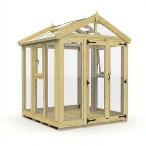 6x6 Glass Greenhouse