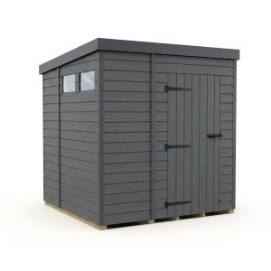 6x6 Composite Pent Security Shed