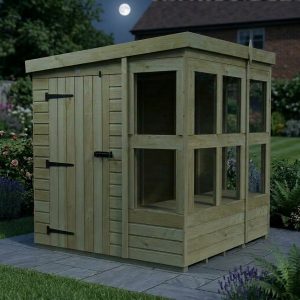 6 x 6 Pent Potting Shed