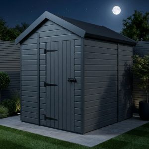 6x7 Apex Composite Shed (Single Door, No Windows)