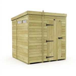 6 x 7 Security Pent Shed (Single Door)