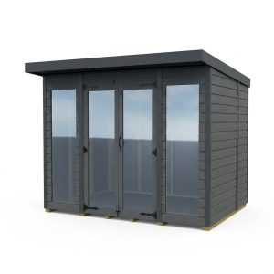 6x7 Composite Pent Full Height Summer House