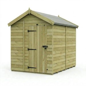 6 x 8 Apex Shed (Single Door, No Windows)
