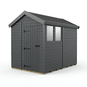 6x8 Apex Composite Shed (Single Door, With Windows)