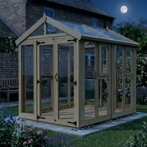 6x8 Glass Greenhouse
