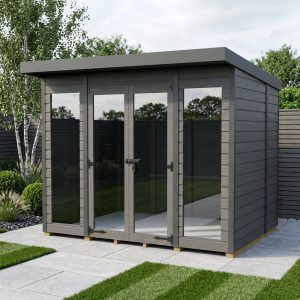 6x8 Composite Pent Full Height Summer House