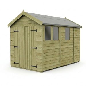 6 x 9 Apex Shed (Double Door, With Windows)
