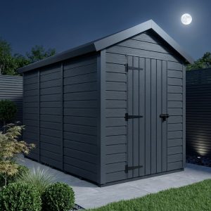 6x9 Apex Composite Shed (Single Door, No Windows)