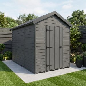 7x10 Apex Composite Shed (Single Door, No Windows)